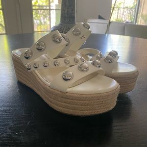 Marc Fisher studded platform sandal